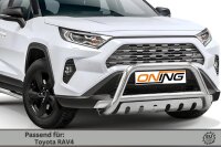 Frontschutzbügel mit Unterfahrschutz für Toyota Rav 4 (A5) 2018- 70mm Gutachten