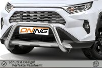 Frontschutzbügel für Toyota Rav 4 (A5) 2018- 70mm Gutachten Edelstahl