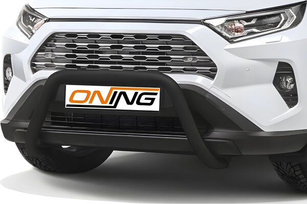 Frontschutzbügel für Toyota Rav 4 (A5) 2018- schwarz 70mm Edelstahl mit Gutachten