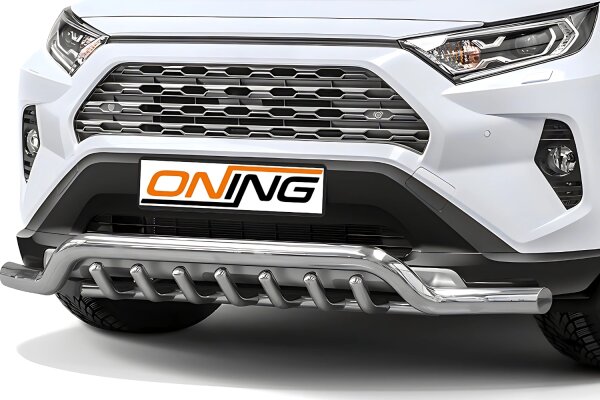 Frontschutzbügel breit Unterbodenschutz für Toyota Rav 4 (A5) 2018- 70mm Gutachten