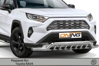 Frontschutzbügel breit Unterbodenschutz für Toyota Rav 4 (A5) 2018- 70mm Gutachten