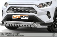 Frontschutzbügel breit Unterbodenschutz für Toyota Rav4 (A5) 2018- 70mm Gutachten
