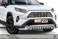 Frontschutzbügel breit Unterbodenschutz für Toyota Rav4 (A5) 2018- 70mm Gutachten