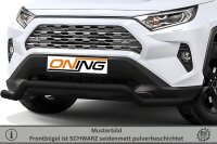 Frontschutzbügel breit für Toyota Rav4 (A5) 2018- schwarz 70mm Edelstahl mit Gutachten