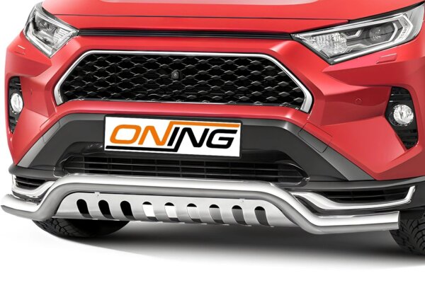 Frontschutzbügel breit Unterbodenschutz für Toyota Rav 4 Plug-In Hybrid (A5) 2020- 70mm Gutachten