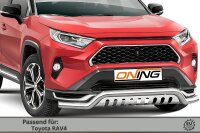 Frontschutzbügel breit Unterbodenschutz für Toyota Rav 4 Plug-In Hybrid (A5) 2020- 70mm Gutachten