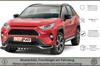 Frontschutzbügel breit Unterbodenschutz für Toyota Rav 4 Plug-In Hybrid (A5) 2020- schwarz 70mm Edelstahl mit Gutachten