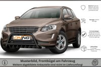 Frontschutzbügel mit Unterfahrschutz für Volvo XC60 2014-2017 schwarz 60mm Edelstahl mit Gutachten