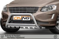 Frontschutzbügel mit Unterfahrschutz für Volvo XC60 2014-2017 60mm Gutachten