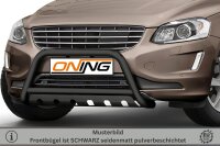 Frontschutzbügel mit Unterfahrschutz für Volvo XC60 2014-2017 schwarz 60mm Edelstahl mit Gutachten