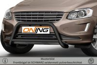 Frontschutzbügel mit Querstreben für Volvo XC60 2014-2017 schwarz 60mm Edelstahl mit Gutachten