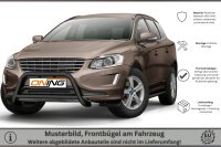 Frontschutzbügel mit Querstreben für Volvo XC60 2014-2017 schwarz 60mm Edelstahl mit Gutachten