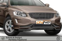 Frontschutzbügel breit für Volvo XC60 2014-2017 schwarz 60mm Edelstahl mit Gutachten