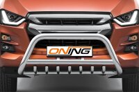 Frontschutzbügel mit Unterfahrschutz für Isuzu D-Max 3 2020-2024 70mm Gutachten