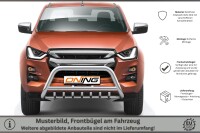 Frontschutzbügel mit Unterfahrschutz für Isuzu D-Max 3 2020-2024 70mm Gutachten