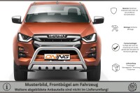 Frontschutzbügel mit Unterfahrschutz für Isuzu D-Max 3 2020-2024 70mm Gutachten