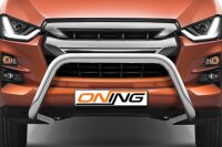 Frontschutzbügel für Isuzu D-Max 3 2020-2024 70mm Edelstahl Gutachten