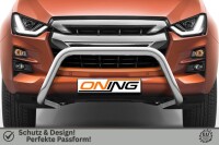 Frontschutzbügel für Isuzu D-Max 3 2020-2024 70mm Edelstahl Gutachten