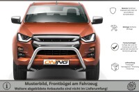 Frontschutzbügel für Isuzu D-Max 3 2020-2024 70mm Edelstahl Gutachten