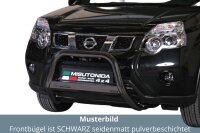 Frontbügel Edelstahl schwarz für Nissan X-Trail T31 2011 -2014 63mm