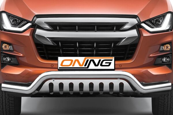 Frontschutzbügel breit Unterbodenschutz für Isuzu D-Max 3 2020-2024 70mm Gutachten