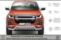 Frontschutzbügel breit Unterbodenschutz für Isuzu D-Max 3 2020-2024 70mm Gutachten