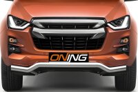 Frontschutzbügel breit für Isuzu D-Max 3 2020-2024 60mm Gutachten Edelstahl