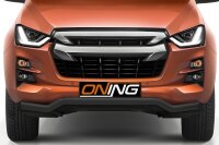 Frontschutzbügel breit für Isuzu D-Max 3 2020-2024 schwarz 60mm Edelstahl Gutachten