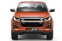 Frontschutzbügel breit für Isuzu D-Max 3 2020-2024 schwarz 60mm Edelstahl Gutachten