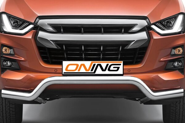 Frontschutzbügel breit für Isuzu D-Max 3 2020-2024 70mm Gutachten Edelstahl