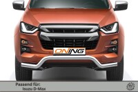 Frontschutzbügel breit für Isuzu D-Max 3 2020-2024 70mm Gutachten Edelstahl