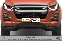 Frontschutzbügel breit für Isuzu D-Max 3 2020-2024 schwarz 70mm Edelstahl mit Gutachten