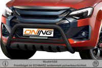 Frontschutzbügel mit Unterfahrschutz für Isuzu D-Max 3 2024- schwarz 70mm Edelstahl mit Gutachten