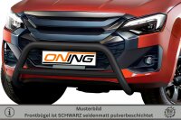 Frontschutzbügel mit Querstreben für Isuzu D-Max 3 2024- schwarz 70mm Edelstahl mit Gutachten