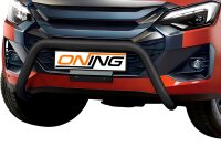 Frontschutzbügel für Isuzu D-Max 3 2024- schwarz 70mm Edelstahl mit Gutachten