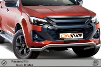 Frontschutzbügel breit für Isuzu D-Max 3 2024- 70mm Gutachten Edelstahl