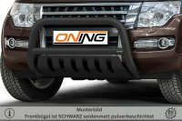 Frontbügel Unterfahrschutz für Mitsubishi Pajero V80 2015- SCHWARZ 70mm
