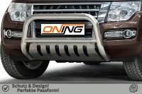 Frontbügel Unterfahrschutz für Mitsubishi Pajero V80 2015- 70mm Gutachten