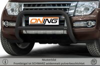 Frontbügel mit Querstreben für Mitsubishi Pajero V80 2015- SCHWARZ 70mm