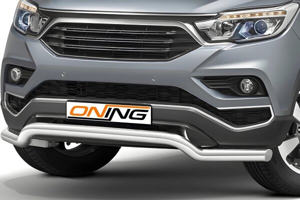Frontschutzbügel breit fr SsangYong Rexton 2018-2021 70mm Gutachten breit