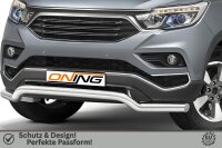 Frontschutzbügel breit fr SsangYong Rexton 2018-2021 70mm Gutachten breit