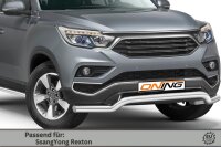 Frontschutzbügel breit fr SsangYong Rexton 2018-2021 70mm Gutachten breit