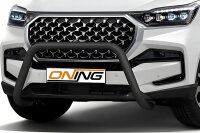 Frontschutzbügel für SsangYong Rexton 2021- schwarz 70mm Edelstahl mit Gutachten