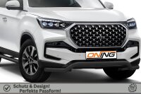 Frontschutzbügel breit für SsangYong Rexton 2021- schwarz 70mm Edelstahl mit Gutachten breit