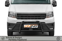 Frontbügel für VW Crafter SY SZ 2016- SCHWARZ 70mm Gutachten Edelstahl