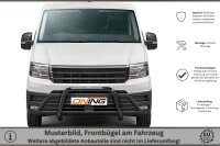 Frontbügel für VW Crafter SY SZ 2016- SCHWARZ 70mm Gutachten Edelstahl