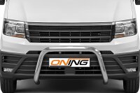 Frontbügel für VW Crafter SY SZ 2016- 70mm Frontschutzbügel Gutachten Edelstahl
