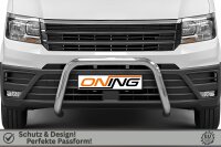 Frontbügel für VW Crafter SY SZ 2016- 70mm Frontschutzbügel Gutachten Edelstahl