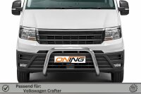 Frontbügel für VW Crafter SY SZ 2016- 70mm Frontschutzbügel Gutachten Edelstahl