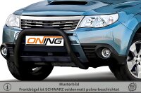 Frontbügel Edelstahl für Subaru Forester SH 2008-2013 SCHWARZ 70mm Gutachten